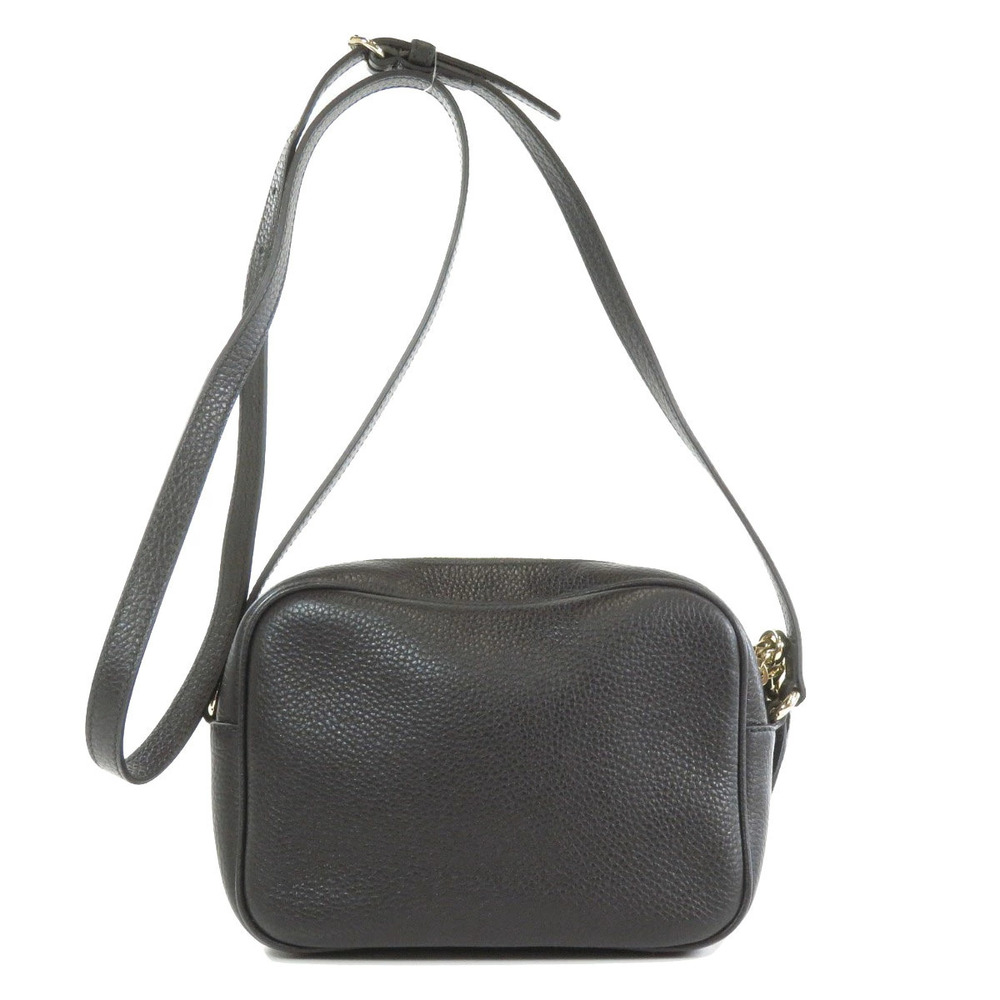 Gucci Bag Calfskin Shoulder Soho Black